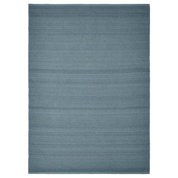Ikea TIDTABELL - Rug, flatwoven, grey-blue, 133x195 cm