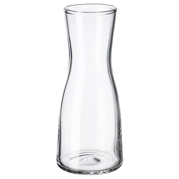 TIDVATTEN - Vase, clear glass, 14 cm