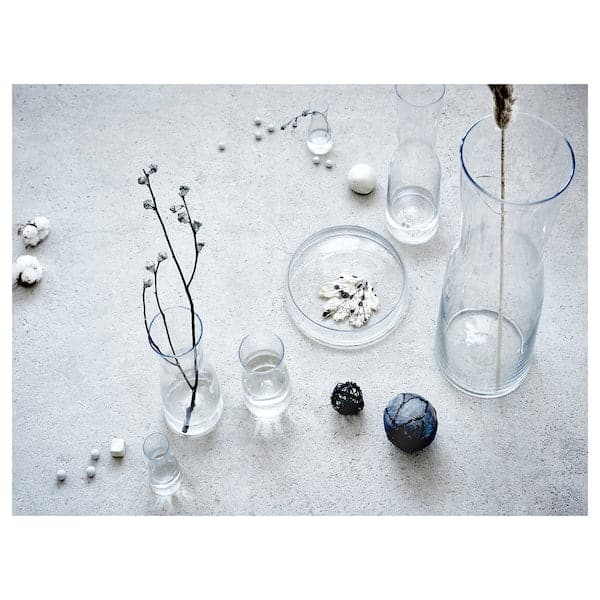TIDVATTEN - Vase, clear glass, 14 cm - best price from Maltashopper.com 60335991