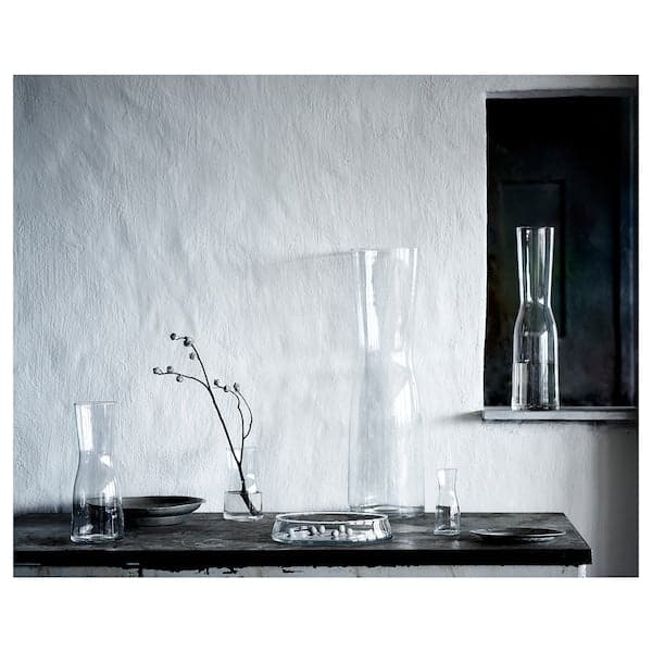 TIDVATTEN - Vase, clear glass, 17 cm - best price from Maltashopper.com 70417024