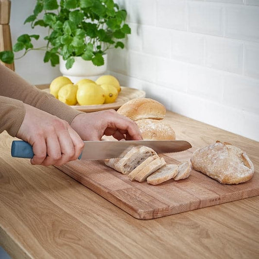 Ikea TIGERBARB - 3-piece knife set, grey-turquoise