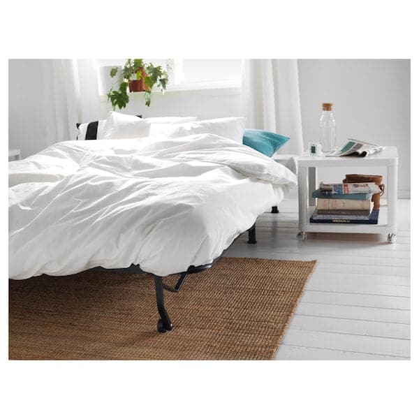 TINGBY - Side table on castors, white, 50x50 cm - best price from Maltashopper.com 20295930