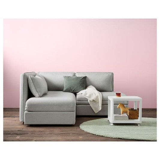 TINGBY - Side table on castors, white, 50x50 cm - best price from Maltashopper.com 20295930