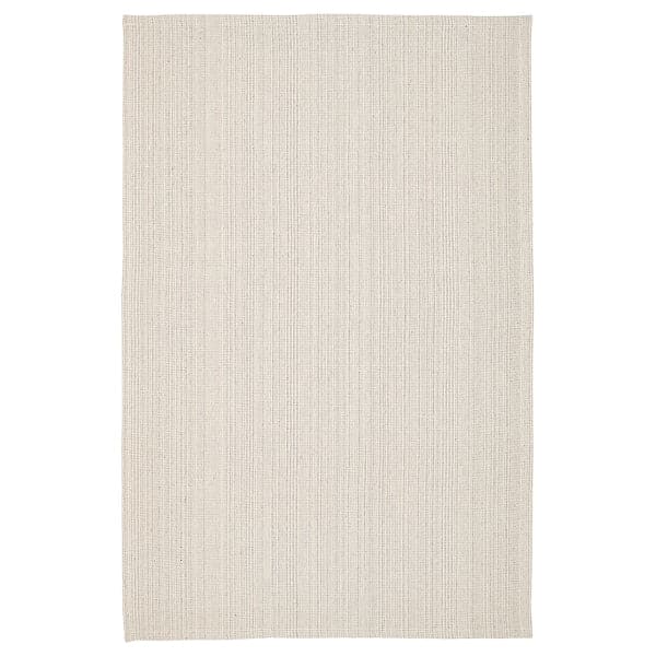 TIPHEDE - Rug, flatwoven, natural/black, 120x180 cm