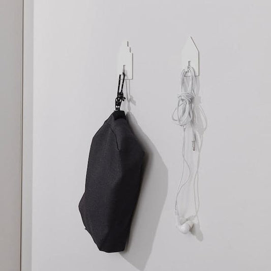 TIPPVAGN - Hook, self-adhesive, house/white - best price from Maltashopper.com 60563704