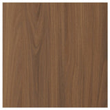 TISTORP door, brown walnut effect, 40x40 cm