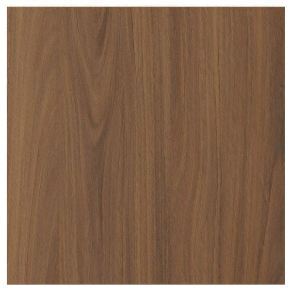 TISTORP door, brown walnut effect, 40x40 cm