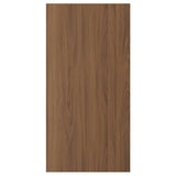 TISTORP door, brown walnut effect, 60x120 cm