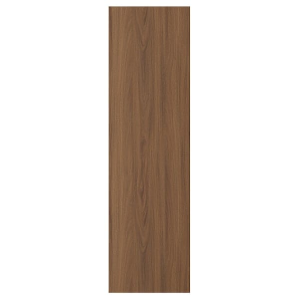 TISTORP door, brown walnut effect, 40x140 cm