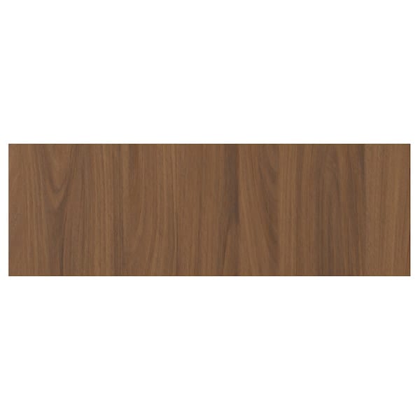 TISTORP drawer front, brown walnut effect, 60x20 cm