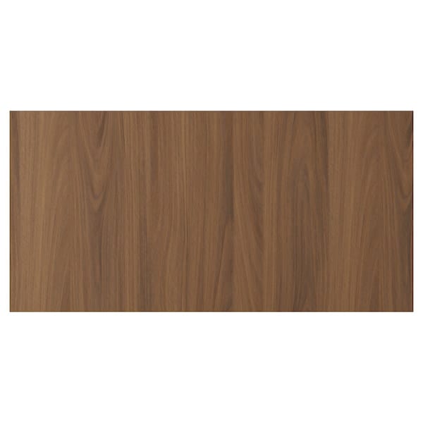 TISTORP drawer front, brown walnut effect, 80x40 cm