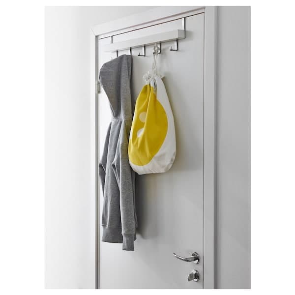 Ikea TJUSIG - Hanger for door/wall, white, 60 cm