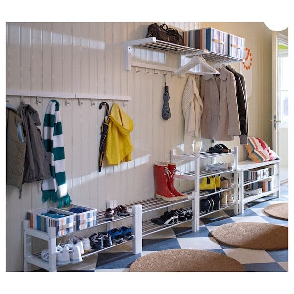 TJUSIG - Shoe Rack, white, 79x32x37 cm , - best price from Maltashopper.com 00178767