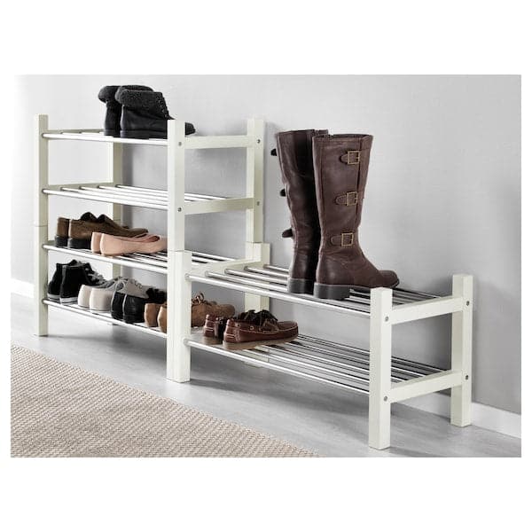 TJUSIG - Shoe Rack, white, 79x32x37 cm , - best price from Maltashopper.com 00178767