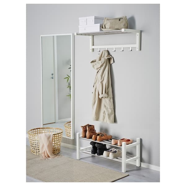 TJUSIG - Shoe Rack, white, 79x32x37 cm , - best price from Maltashopper.com 00178767