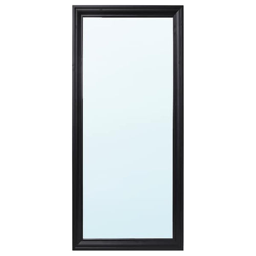 TOFTBYN - Mirror, black, 75x165 cm