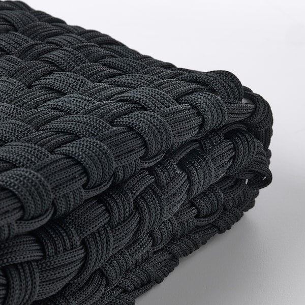 Ikea TOFTÖ - Cushion cover, black outdoor/indoor, 50x50 cm