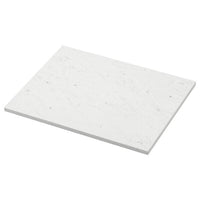 TOLKEN countertop, white marble effect/foliated board, 62x49 cm
