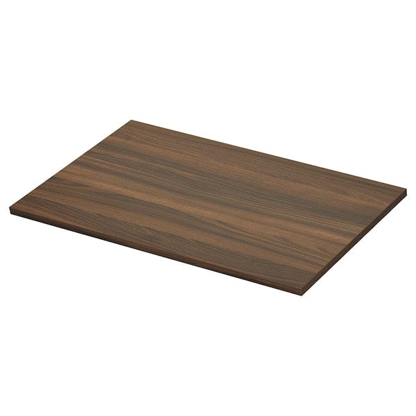 Ikea TOLKEN - Table top, walnut brown/laminate effect,82x49 cm