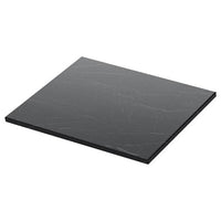TOLKEN countertop, black marble effect/foliated board, 62x49 cm
