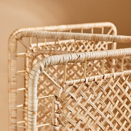 Ikea TOLKNING - Room divider, handmade rattan, 150x170 cm