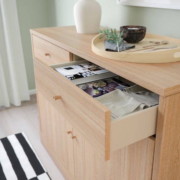 Ikea TONSTAD - Sideboard, oak veneer, 121x47x90 cm