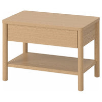 TONSTAD side table, oak veneer, 64x40 cm