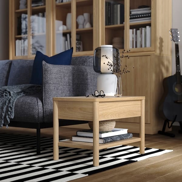 Ikea TONSTAD - Side table, oak veneer, 64x40 cm