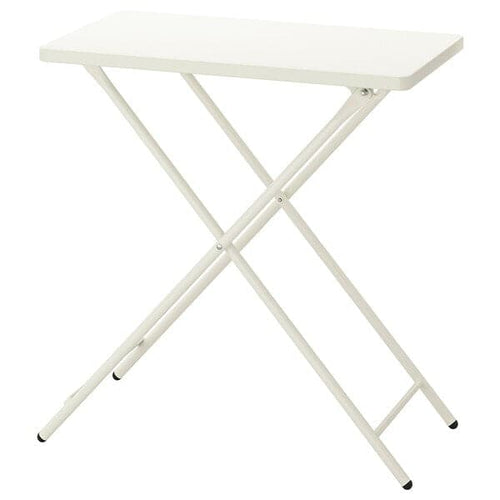 TORPARÖ - Table, in/outdoor, white/foldable, 70x42 cm