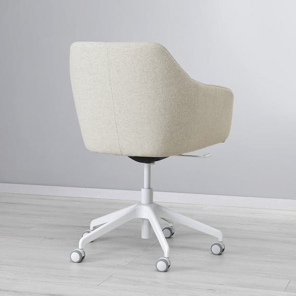 Ikea TOSSBERG / LÅNGFJÄLL - Meeting chair, Gunnared beige/white ,