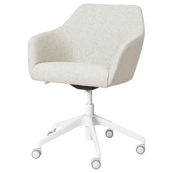 TOSSBERG / LÅNGFJÄLL - Meeting chair, Gunnared beige/white , - best price from Maltashopper.com 59513102