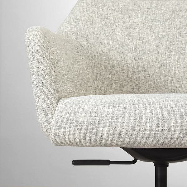 TOSSBERG / MALSKÄR - Swivel chair, Gunnared beige/black , - best price from Maltashopper.com 09508221