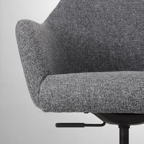 TOSSBERG / MALSKÄR - Swivel chair, Gunnared dark grey/black , - best price from Maltashopper.com 49508238