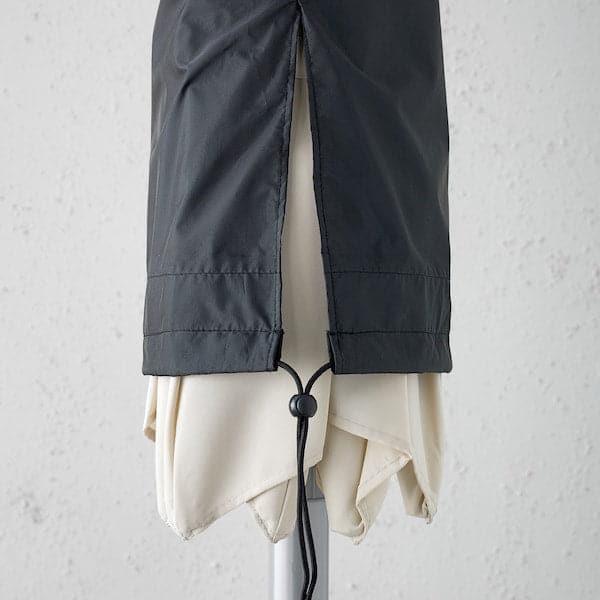 TOSTERÖ - Parasol cover, black, 160 cm - best price from Maltashopper.com 60292331