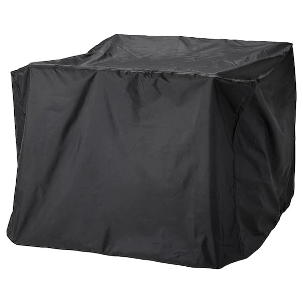 TOSTERÖ - Cover for furniture set, dining set/black, 145x145 cm - best price from Maltashopper.com 30292323