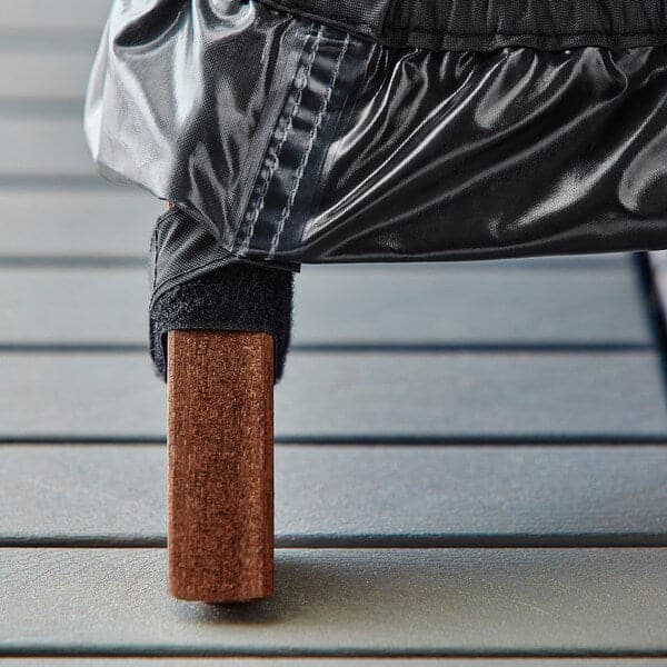 TOSTERÖ - Cover for furniture set, dining set/black, 145x145 cm - best price from Maltashopper.com 30292323