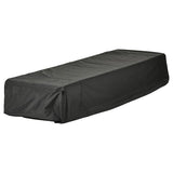 TOSTERÖ cover for outdoor furniture, black, 206x75 cm