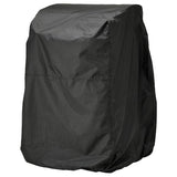 TOSTERÖ cover for outdoor furniture, table and chairs/black, 120x65 cm