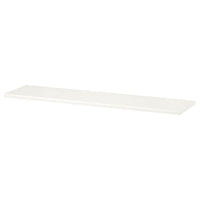 TRANHULT shelf, white stained aspen, 120x30 cm