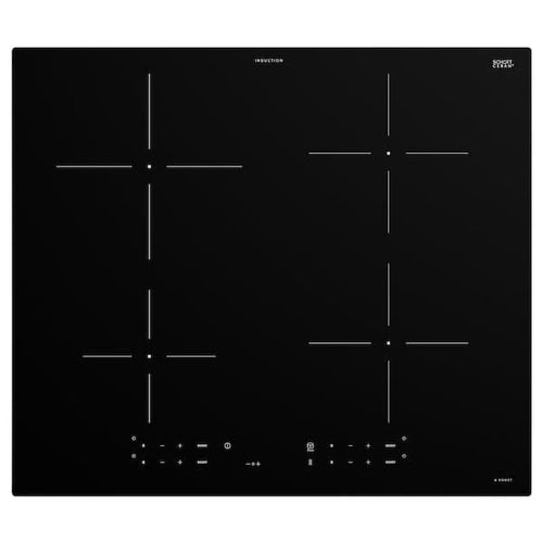 TREVLIG - Induction hob, IKEA 300 black, 59 cm