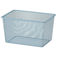 TROFAST mesh storage box, grey-blue, 42x30x23 cm