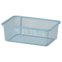 TROFAST mesh storage box, grey-blue, 20x30x10 cm