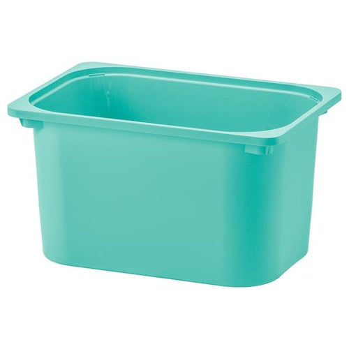 TROFAST - Storage box, turquoise, 42x30x23 cm