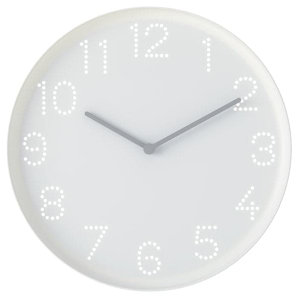 Ikea TROMMA - Wall clock, white, 25 cm