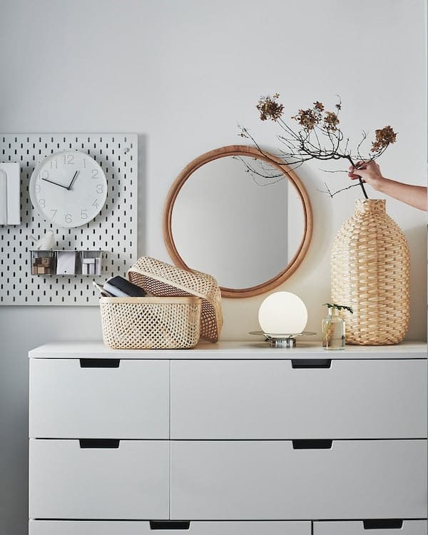 Ikea TROMMA - Wall clock, white, 25 cm