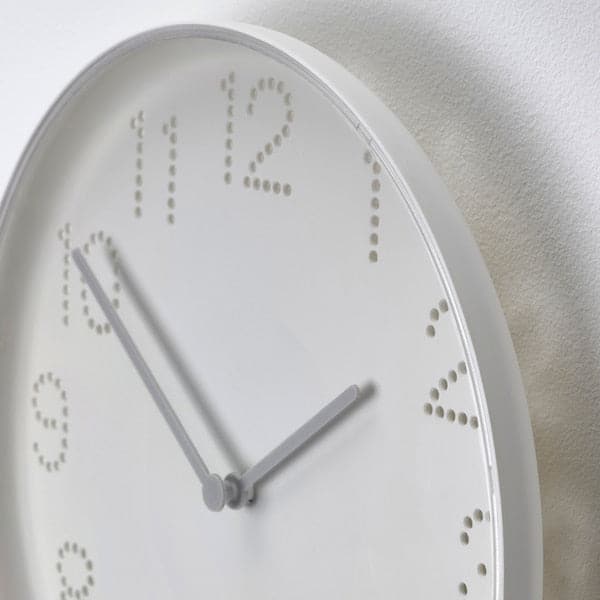 Ikea TROMMA - Wall clock, white, 25 cm