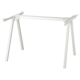 TROTTEN underframe for table top, white, 120x70x75 cm
