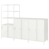 TROTTEN cabinet combination, white, 240x180 cm