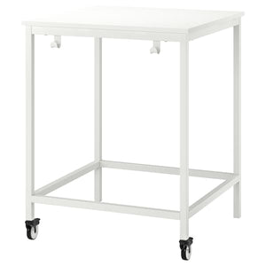Ikea TROTTEN/LIDKULLEN - Table and stool for active sitting, white/dark grey ,
