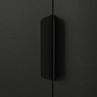 TROTTEN cabinet with doors, anthracite, 70x35x110 cm